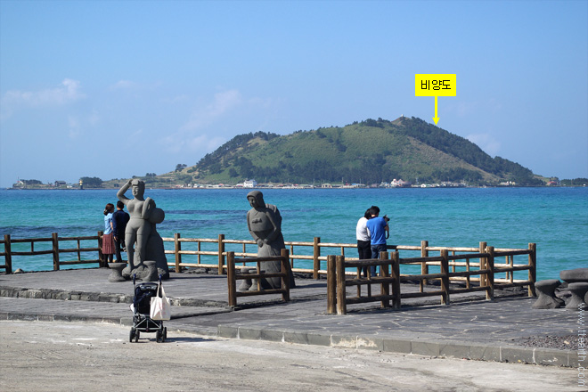 제주 협재 금릉 해변