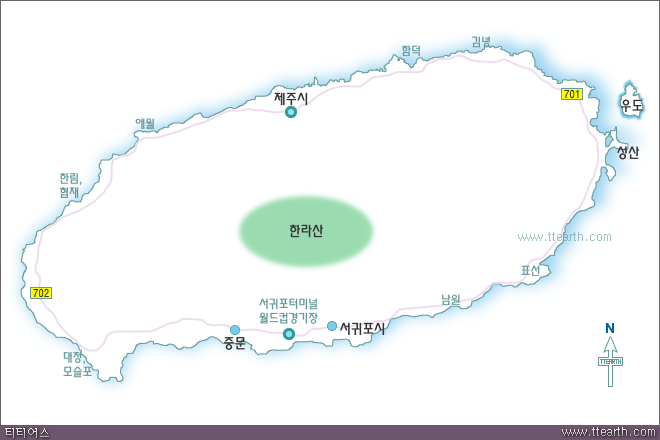 제주 700번 지도